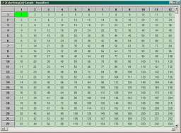 ZColorStringGrid sample screenshot